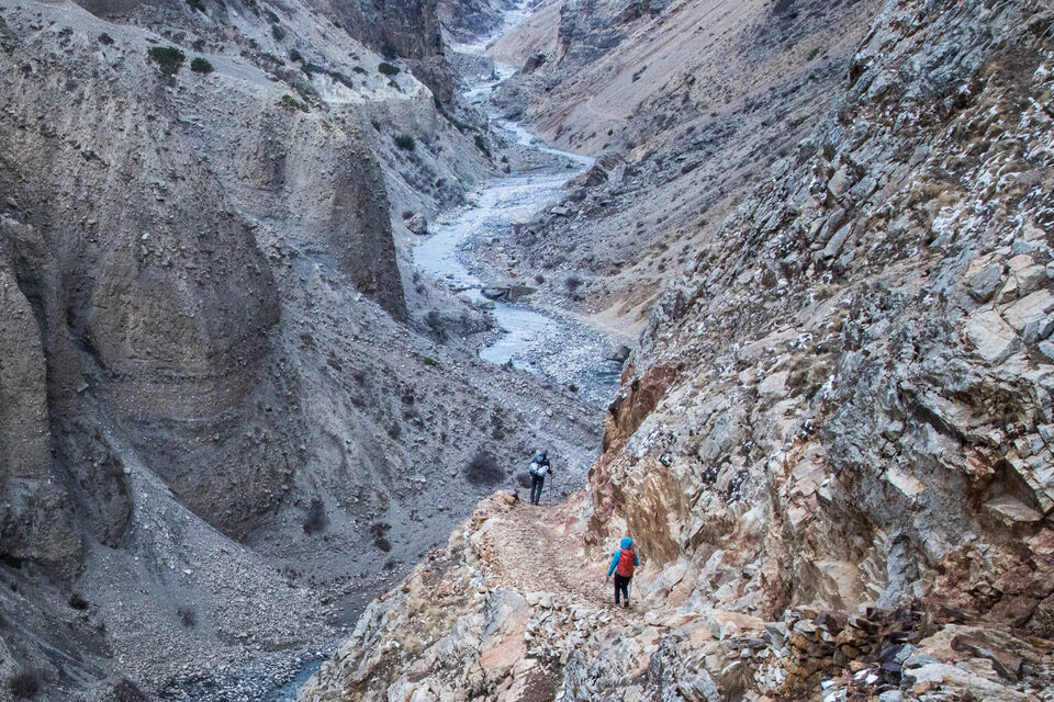 On the way to Narphu valley