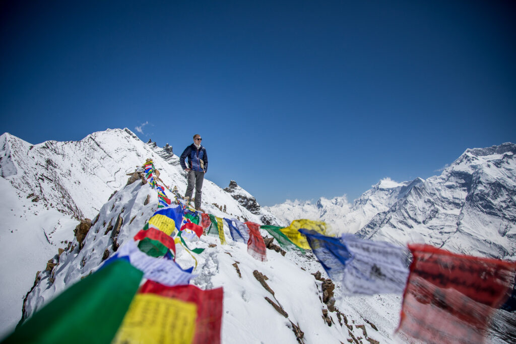 View from the Himlung Himal