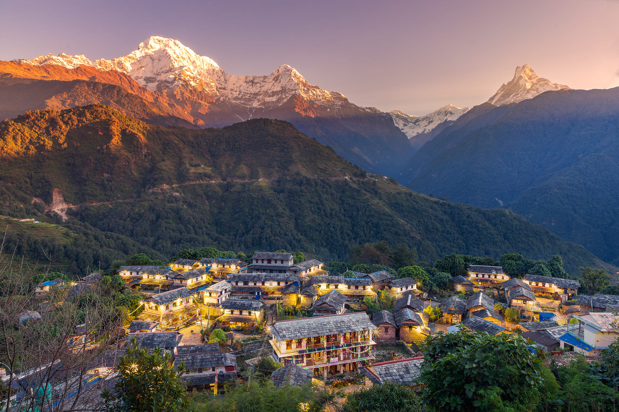 Gurung village