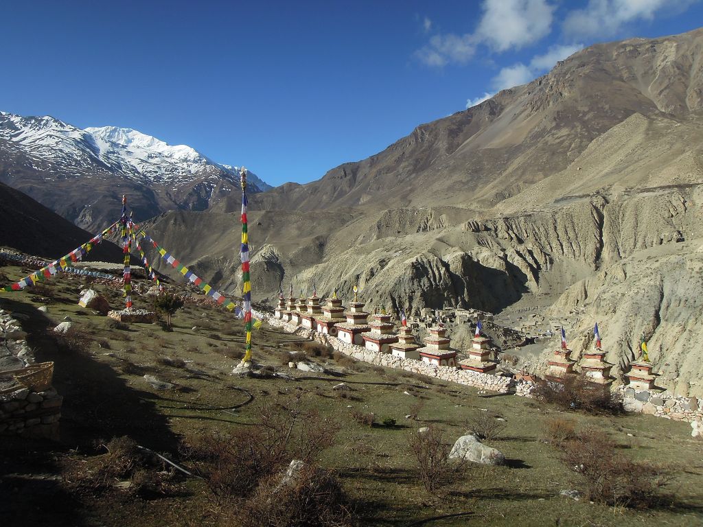 Mini- gompas in Tsum valley